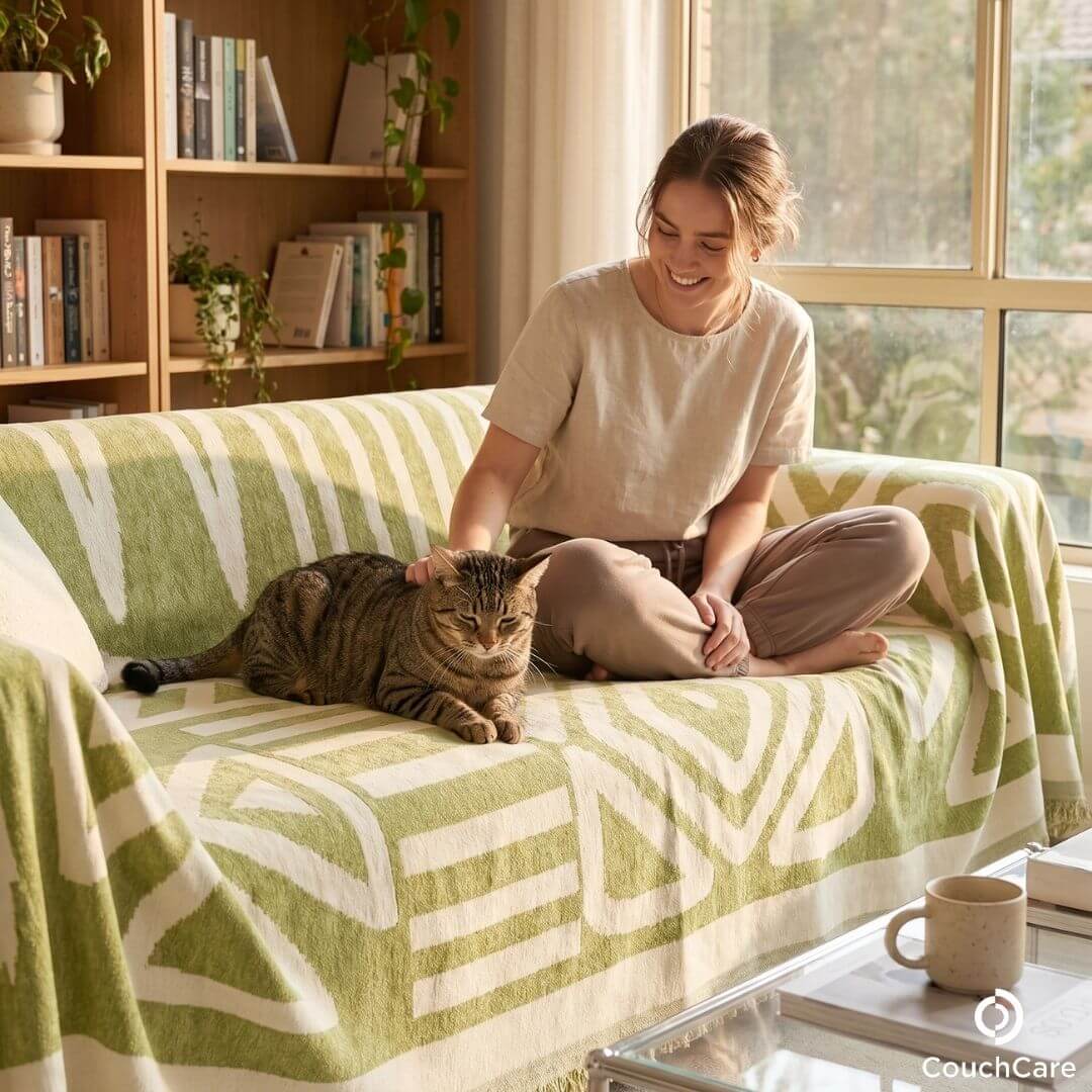Green Patterned