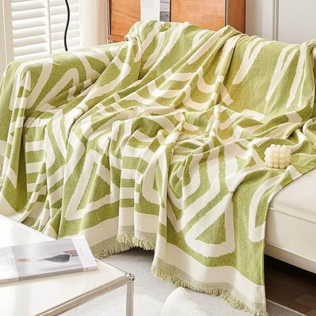 Green Patterned
