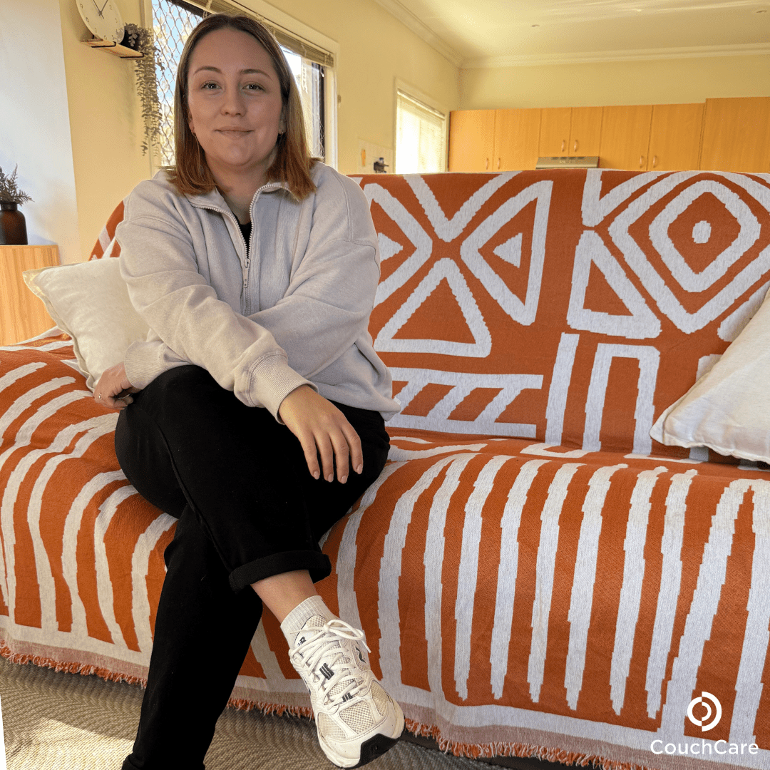 Orange Patterned