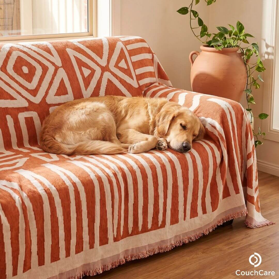 Orange Patterned