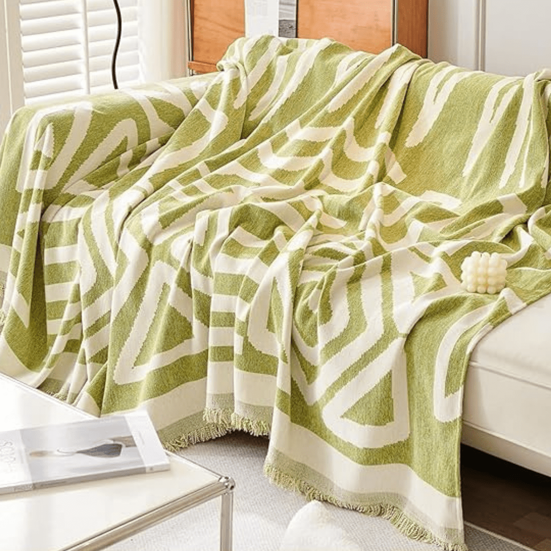 Green Patterned